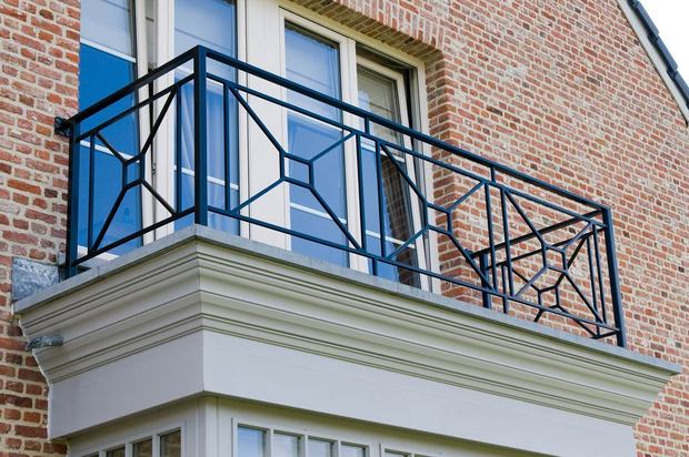 Baklava Motifli Balkon Korkuluğu, Ferforje Balkon Korkuluğu | Özbir Ferforje